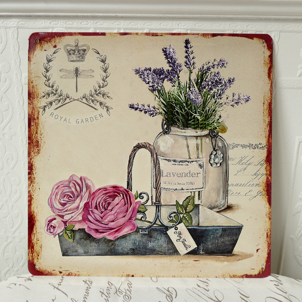 Half-Life Blechschild Retro - 30,5x20,3cm Metall Wanddekoration