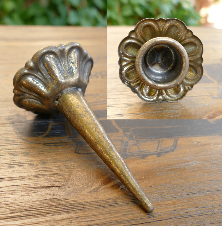 Kerzenhalter Stabkerzenhalter Halter Stecker Spieß Gesteck Kranz Gold