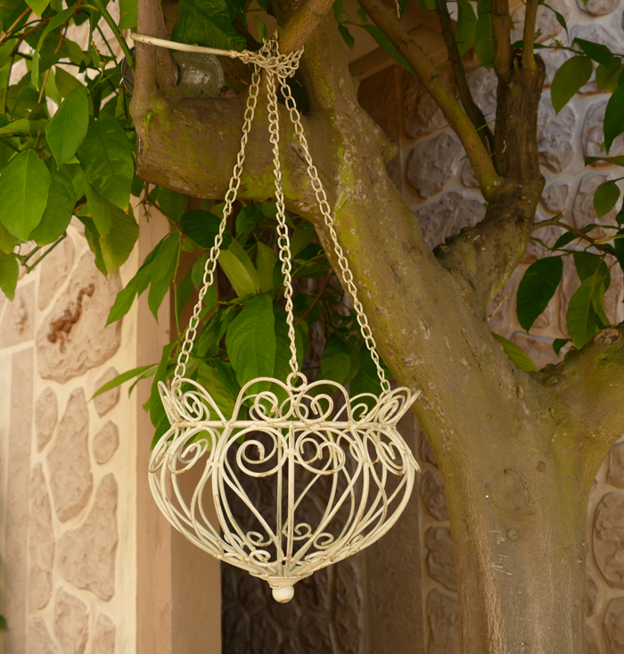 blumenampel outdoor metall